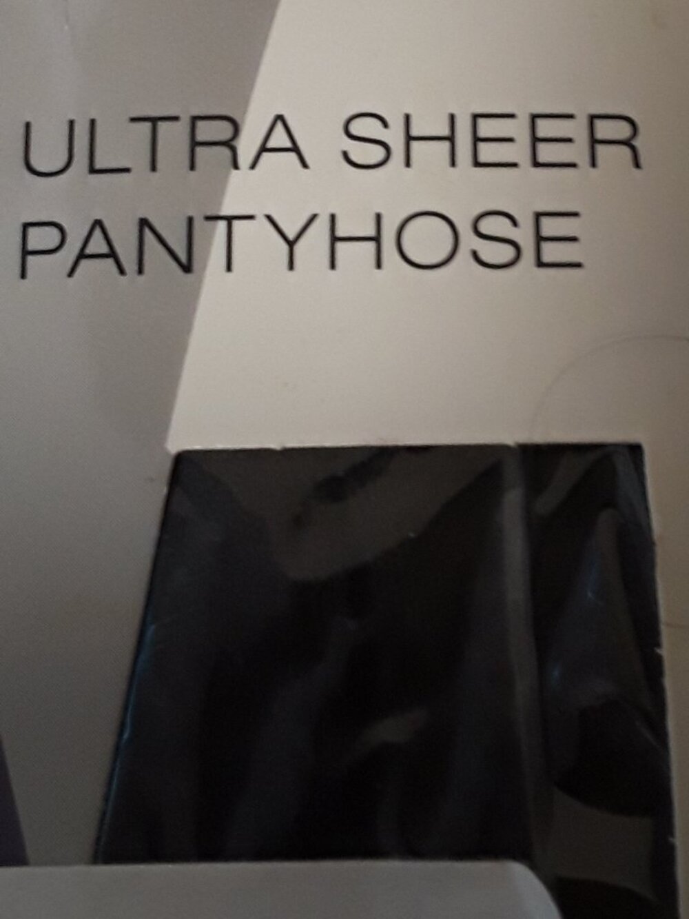 Lot of 2: Black UltraSheer Pantyhose Catherines Size E 335-400 lb Nylon New Plus